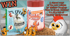 Win a signed copy of 'How to Speak Chicken' and a 3lb bag of Chubby Mealworms