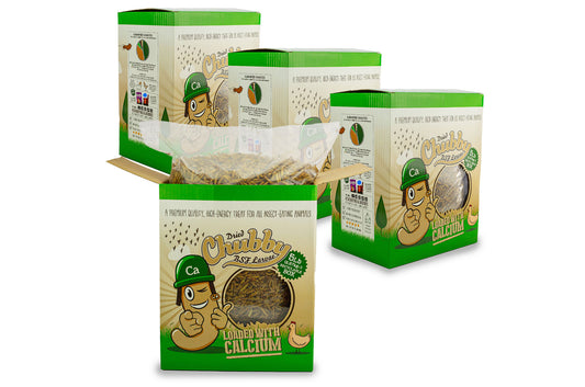 4x 5LB Boxes of Chubby Dried Black Soldier Fly Larvae (20lb Case Deal)